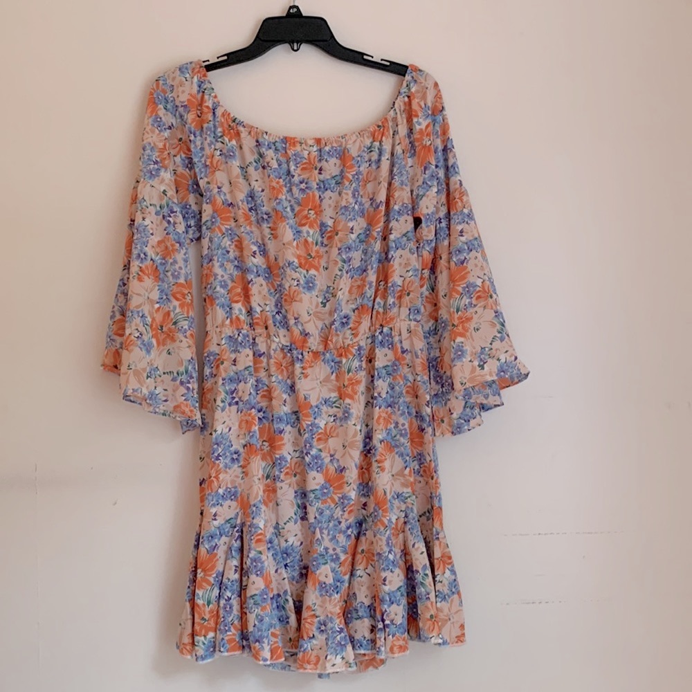 Floral off the shoulder dress - Picture 4 of 8